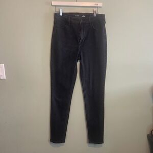 Old Navy Womens Dark Wash High Rise Super Skinny Denim Jeans‎ Black Size 8